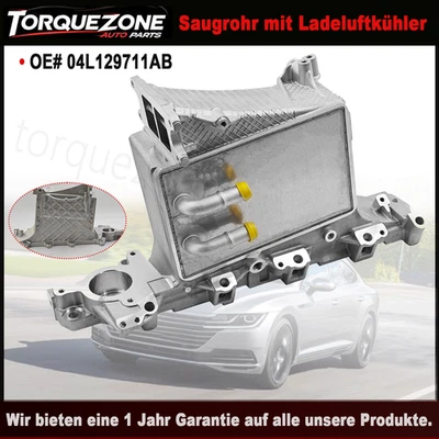 New Intake Manifold Intercooler Intake Manifold For Audi Seat Skoda VW 04L129711AB - Image 1 of 4