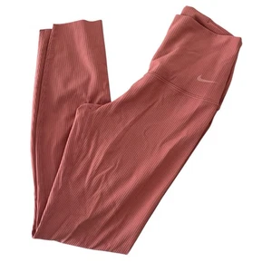 Nike Mujer Zenvy Rib Soporte Suave Cintura Alta 7/8 Leggings Talla S Dri Fit - Imagen 1 de 7