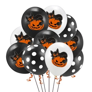  15 Pcs Pumpkin Balloon Halloween Ghost Balloons Decorations Cute - Picture 1 of 12