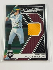2023 Panini Elite Extra Edition Future Threads Jacob Wilson #FT-JW - Picture 1 of 2