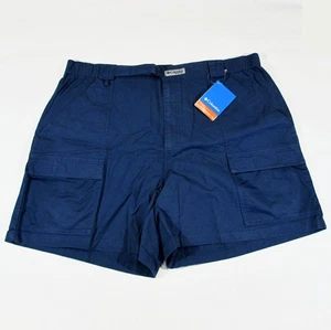 Columbia PFG Pantaloncini cargo da uomo Half Moon II (blu carbonio, XXL) - Foto 1 di 13