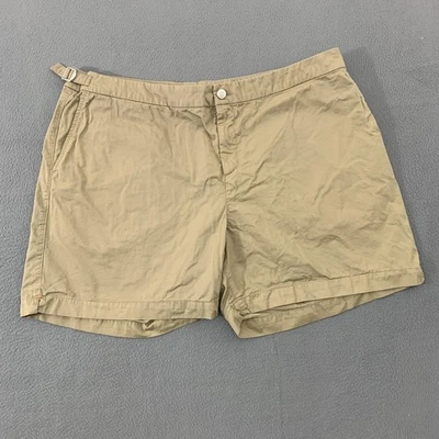 Шорты коричневые Orlebar размер 38 James Bond хаки хлопок регулируемая талия Португалия - Изображение 1 из 4