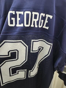 Men's Eddie George #27 Dallas Cowboys NFL Reebok Football Jersey Mens SZ XXL - Picture 1 of 6