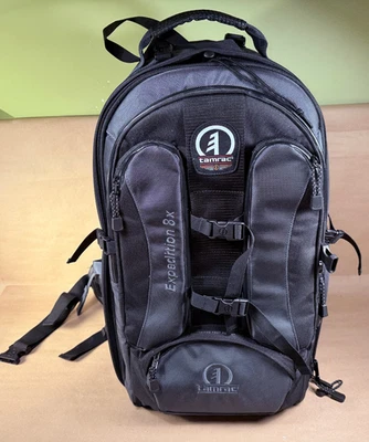 Excellent Tamrac 5588 Expedition 8X Photo Camera Lens Backpack Black Bag - Image 1 of 4