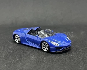 CCA 1:64 Azul 918 Spyder Convertible Modelo Deportivo Juguete Diecast Exhibición Colección - Imagen 1 de 7