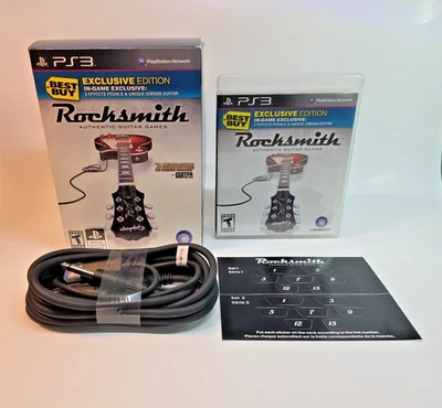 Rocksmith Best Buy Exclusive Edition Game + Cable PlayStation 3 PS3 New Other - Image 1 of 4