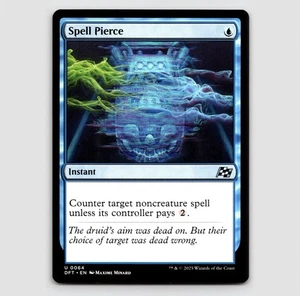 Spell Pierce - DFT #64 Uncommon - NM / Mint Aetherdrift Single - Picture 1 of 2