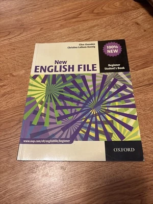 New English File: Beginner: Student's Book:... by Latham-Koenig, Chris Paperback - Image 1 of 2