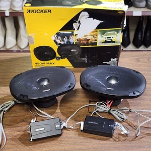Kicker 6x9 Speakers 46CSS694 CS-Series CSS69 With Crossovers Cosmetic Damage - Picture 1 of 16