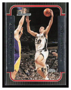 2003 Bowman #87 Manu Ginobili