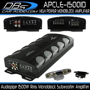 Audiopipe APCLE-15001D Monoblock Class D Verstärker - 1 x 1500 Watt RMS @ 1 Ohm - Bild 1 von 2