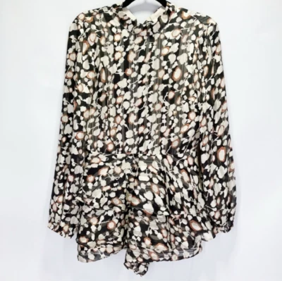 Бесконечная роза маленький кукурузы напечатано отлива оборки Детский комбинезон с длинным рукавом мини - Изображение 1 из 4