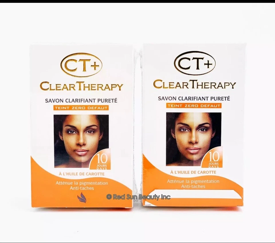2 Pack CT= Clear Therapy Carrot Lightening Purifying Soap - 5.9fl. oz - Image 1 of 1