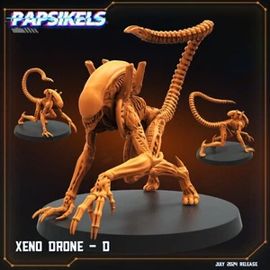 Xeno Drone D Papsikels Miniatura AvP, Alieni, Xenomorfo - Foto 1 di 1