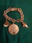 Monet Bracelet With Three Charms