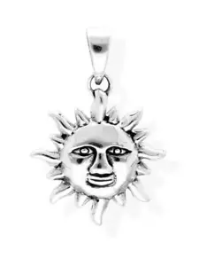 Amulett Kettenanhänger himmlisch Sonne aus 925 Silber 37029 - Picture 1 of 4