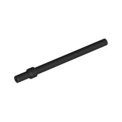 Lego Brick Part 4x Black 56mm Outer Cable Tube Stick Rod Bar - 6039885 60166 NEW - Image 1 of 4