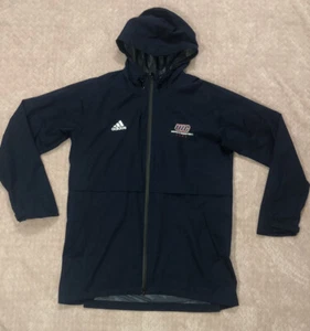 UIC Flames Womens Team Issued Adidas Windbreaker Jacket EUC Size Medium - Picture 1 of 9
