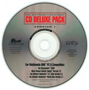 The Software Toolworks CD Deluxe Pack: Version 1 (PC, 1992) TESTED - Picture 1 of 1