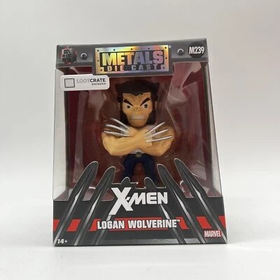 Metals Die Cast X-Men Logan Wolverine Figura Lootcrate Exclusivo Jada Toys Foto 1 de 2