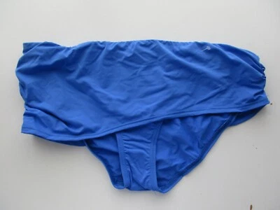 Tommy Bahama TSW11016B Fold-Down Hipster Bikini Bottom Swimwear Blue M U39.J5 - Image 1 of 4