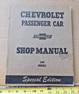 ORIGINAL 1949 CHEVROLET PASSENGER CAR SHOP MANUAL SERVICE REPAIR - Picture 1 of 5