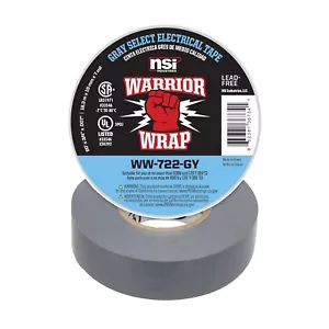 Warrior Wrap General 3/4 In. X 60 Ft. 7 Mil Vinyl Electrical Tape, Gray - Picture 1 of 8