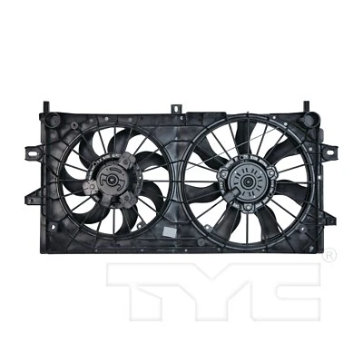 Dual Radiator and Condenser Fan Assembly TYC For 2005-2008 Buick LaCrosse - Image 1 of 4