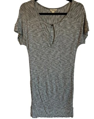 Vestido Lucky Brand talla mediana gris elástico para mujer Foto 1 de 4