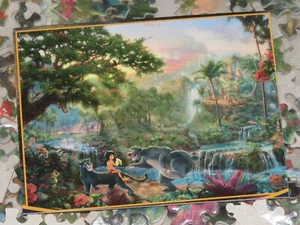 Thomas Kinkade Art - Disney The Jungle Book - New Sealed Puzzle Bag - Picture 1 of 3