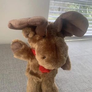 Moose Hand Puppet / Golf Club Head Cover Stuffed Full Body Plush - Imagen 1 de 5