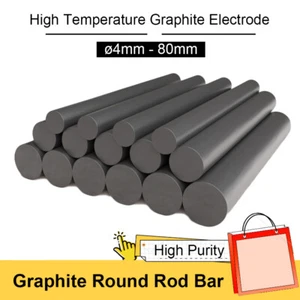 Hochreiner Graphit Rundstab Stab Hochtemperatur Graphitelektrode ø4mm-80mm - Bild 1 von 9