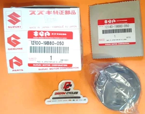 NOS GENUINE SUZUKI KINGQUAD PISTON KIT .5mm oversize NEW OEM FAST SHIPPING - Picture 1 of 2