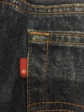 Used Levis 501, Blank Tab, Size 33 x 34  Shrink to Fit Made in USA 1987 era