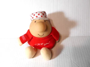 Vintage 1990s Ziggy Valentine's doll I love You Plush American Greeting - Foto 1 di 8
