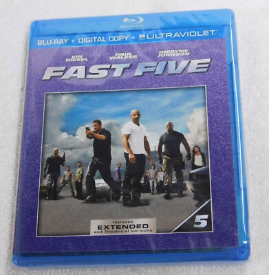 Fast Five Extended Edition Blu-Ray NEW SEALED Furious Five Vin Diesel Paul Walke - Image 1 of 2