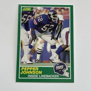 Tarjeta de fútbol americano Pepper Johnson New York Giants 1989 #230 - Imagen 1 de 2