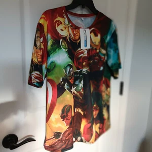 XL MARVEL COMIC T-SHIRT NEU POLYESTER COOLES MATERIAL - Bild 1 von 3