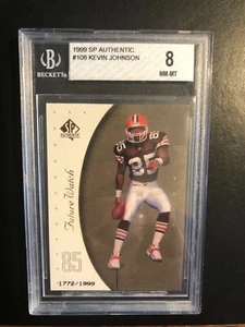 1999 SP Football #108 Kevin Johnson RC !! #1772/1999 !! BGS 8 !! - Bild 1 von 2