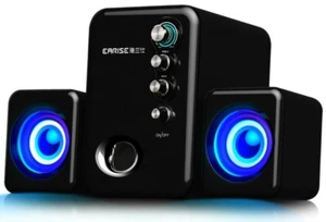 Desktop Computer PC Laptop Lautsprecher Subwoofer verkabelt für Bluetooth Wireless Musik - Bild 1 von 12