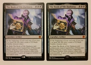 Mtg AFR 2x The Book Of Vile Darkness black Mythic Artifact NM/M Forgotten Realms - Picture 1 of 2
