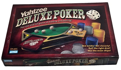 YAHTZEE DELUXE POKER : Rare 2005 Game By Parker Brothers - Complete In Vgc - Image 1 of 4