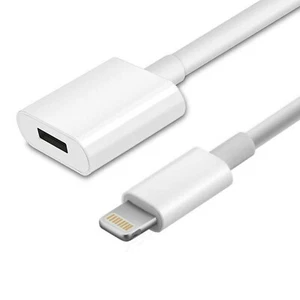 Adaptador de cable conector de extensión, cable extensor extra largo de 1 pie macho a hembra - Imagen 1 de 6