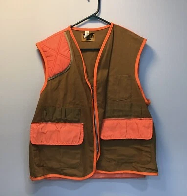 PHEASANT SHOOTING VEST~AMERICAN SPORTSMAN~Birds  Upland Safety Orange~SZ:PTP 24” - Image 1 of 4