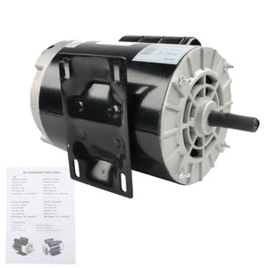 Motor eléctrico de 3,7 HP 3450 RPM trabajo compresor 1 fase 5/8" eje 230 V 56 marco - Imagen 1 de 9