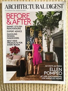PRISTINE “ARCHITECTURAL DIGEST“ NOVEMBER 2014~CONTENTS PHOTOS-ELLEN POMPEO - Picture 1 of 5