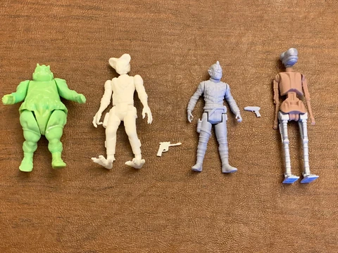 Vintage Kenner Star Wars CUSTOM Cantina  / Jabba Palace / Mos Eisley Aliens Lot Cover