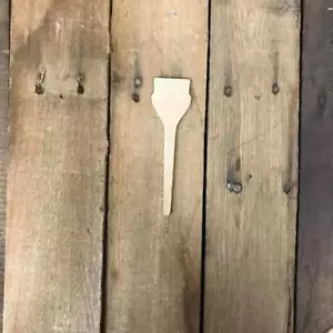 Forma de cepillo de pelo de madera, forma de cepillo de pelo sin terminar, corte de cepillo de pelo de madera - Imagen 1 de 1