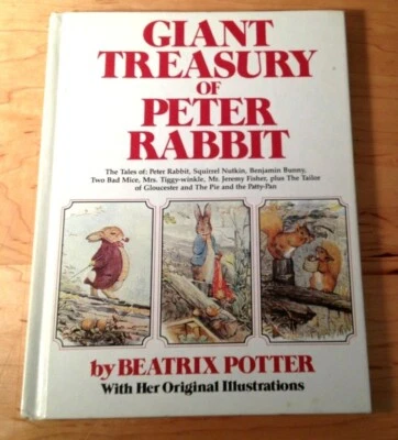 GIANT TREASURY OF PETER RABBIT-BEATRIX POTTER-1980 HB EIGHT TALES/COLOR ILLUS-FN Foto 1 de 3