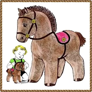 Horse and Saddle, Pet Pony Vintage Sewing Pattern - Picture 1 of 2